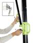 Preview: EXIT Galaxy portable basketball backboard on wheels - green/black