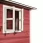 Preview: EXIT Loft 100 Holzspielhaus - rot, 149x135cm