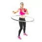 Preview: Gymstick Joined Hula Hoop Ring - 1,2 kg , weiss, grau