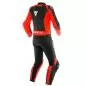 Preview: Dainese Leather suit 2 pcs. MISTEL - black matt-red