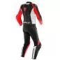 Preview: Dainese Leather suit 2 pcs. MISTEL - black matt-white-red