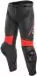 Preview: Dainese Leather pants DELTA 3 - black-red fluo