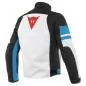 Preview: Dainese D-DRY jacket SAETTA - white-blue-black