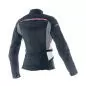 Preview: Dainese Damen TEX Jacke ARYA - schwarz-grau-rosa