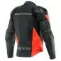 Preview: Dainese Lederjacke Racing 4 - schwarz-fluo rot