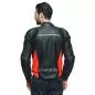 Preview: Dainese Lederjacke Racing 4 - schwarz-fluo rot