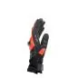 Preview: Dainese Leather Gloves Carbon 4 short black-fluo red