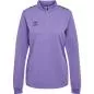 Preview: Hummel Hmlauthentic Half Zip Sweat Woman - dahlia purple/asphalt