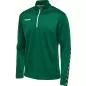 Preview: Hummel Hmlauthentic Kids Half Zip Sweatshirt - evergreen