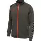 Preview: Hummel Hmlauthentic Kids Poly Zip Jacket - asphalt