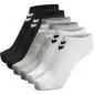Preview: Hummel Hmlchevron 6-Pack Ankle Socks - white/black/grey