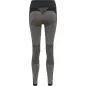 Preview: Hummel Hmlclea Seamless Mid Waist Tights - chateau gray/black melange