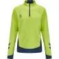 Preview: Hummel Hmllead Half Zip Kids - lime punch