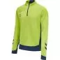 Preview: Hummel Hmllead Half Zip Kids - lime punch