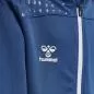 Preview: Hummel Hmllead Zip Poly Hoodie Kids - true blue
