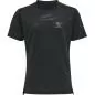 Preview: Hummel Hmlongrid Poly Tee S/S Kids - jet black/forged iron