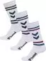 Preview: Hummel hml3-Pack Socks Chevron High Retro - white/multicolor