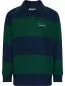 Preview: Hummel hmlJr Loose Striped Polo L/S - dress blues