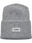Preview: Hummel hmlJr Heavy Rib Knit Beanie - grey melange