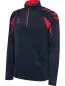 Preview: Hummel hmlCore 2.0 Half Zip - marine/true red