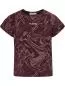 Preview: Hummel hmlJr Aop A-Shaped T-Shirt - winetasting
