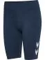 Preview: Hummel Hmlpulse Logo Mw Short Tights - dress blue melange
