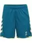 Preview: Hummel Hmlcore 2.0 Shorts Kids - Celestial/Pale Lime Yellow