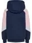 Preview: Hummel Hmljr Loose Blocked Hoodie - Dress Blue/Roseate Spoonbill