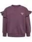 Preview: Hummel Hmlmini Loose Frill Sweatshirt - Black Plum