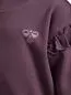 Preview: Hummel Hmlmini Loose Frill Sweatshirt - Black Plum