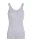 Preview: Icebreaker W Mer 150 Siren Tank Fresh Ferns AOP - grey quartz