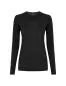 Preview: Icebreaker W Mer 125 ZoneKnit LS Crewe - black