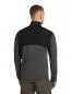 Preview: Icebreaker Men Merino 400 RealFleece Descender LS Zip - black