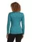 Preview: Icebreaker Women Merino 200 Oasis LS Crewe Snow Day - topaz