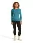 Preview: Icebreaker Women Merino 200 Oasis LS Crewe Snow Day - topaz