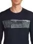 Preview: Icebreaker Men Merino 200 Oasis LS Crewe Elevation Line - midnight navy