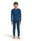 Preview: Icebreaker Kids Merino 200 Oasis LS Crewe Snow Day - atlantis