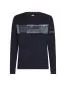 Preview: Icebreaker Men Merino 200 Oasis LS Crewe Elevation Line - midnight navy