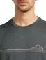 Preview: Icebreaker Men Merino 150 Tech Lite SS Tee Range Stripes - obsidian