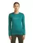 Preview: Icebreaker Women Merino 200 Oasis LS Crewe Sunrise Summit - tidal teal