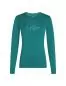 Preview: Icebreaker Women Merino 200 Oasis LS Crewe Sunrise Summit - tidal teal