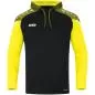 Preview: Jako Hooded Sweater Performance - black/soft yellow