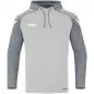 Preview: Jako Hooded Sweater Performance - soft grey/stone grey
