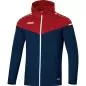 Preview: Jako Children Hooded Jacket Champ 2.0 - seablue/chili red