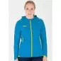 Preview: Jako Kinder Trainingsjacke Challenge mit Kapuze - JAKO blau/neongelb 