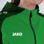 Preview: Jako Children Hooded Jacket Performance - soft green/black