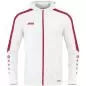 Preview: Jako Hooded Jacket Power - white/red