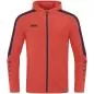 Preview: Jako Hooded Jacket Power - flame/seablue