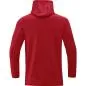 Preview: Jako Hooded Jacket Premium Basics - red melange