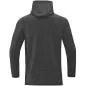 Preview: Jako Hooded Jacket Premium Basics - anthracite melange